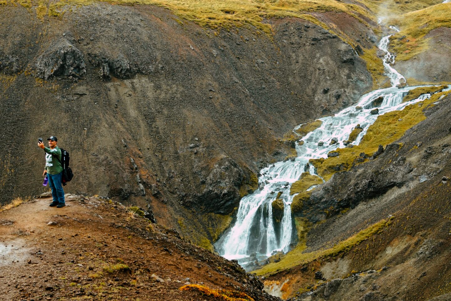 Reykjadalur hot spring