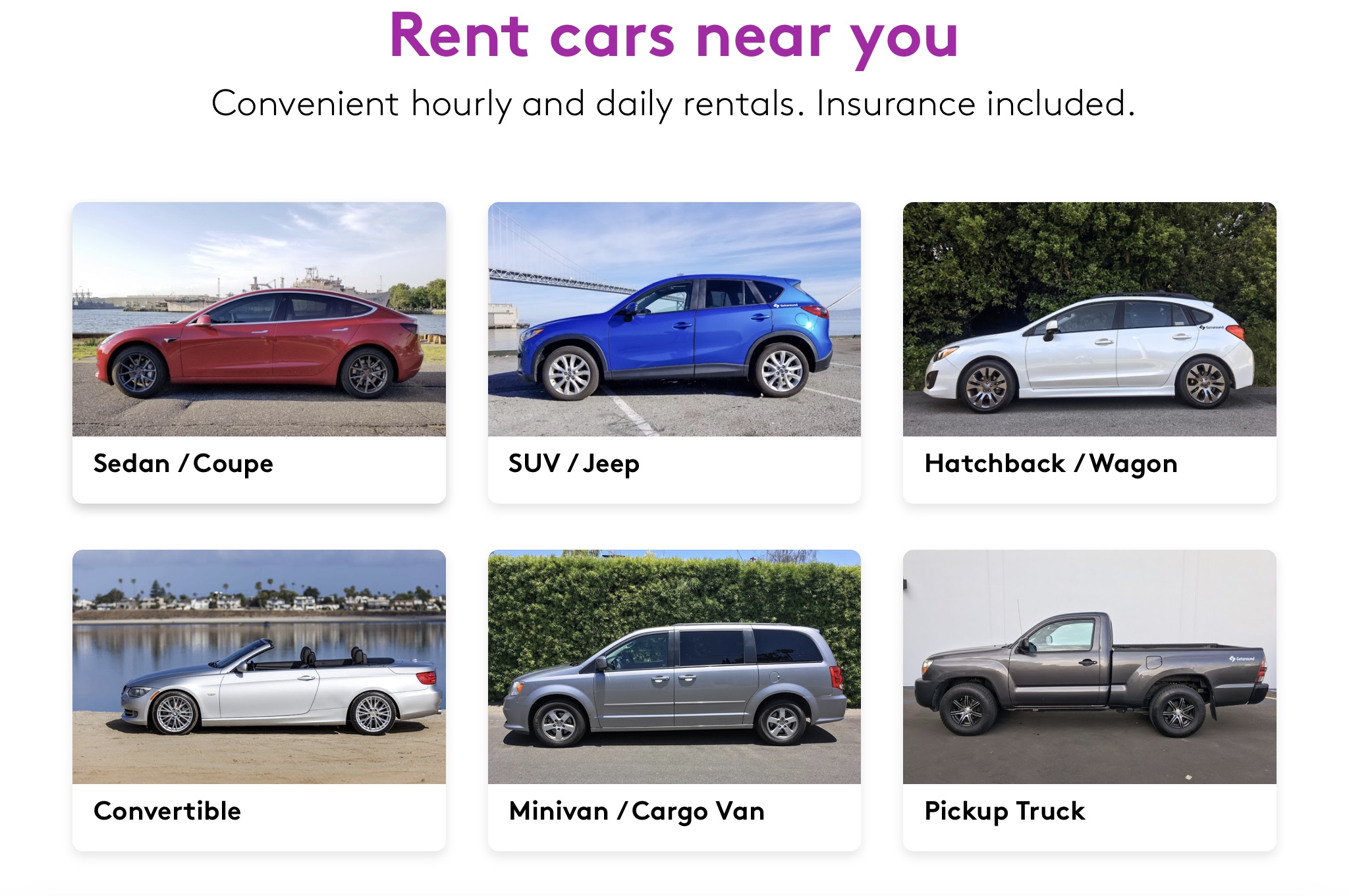 Getaround the instant way to rent a car and get going