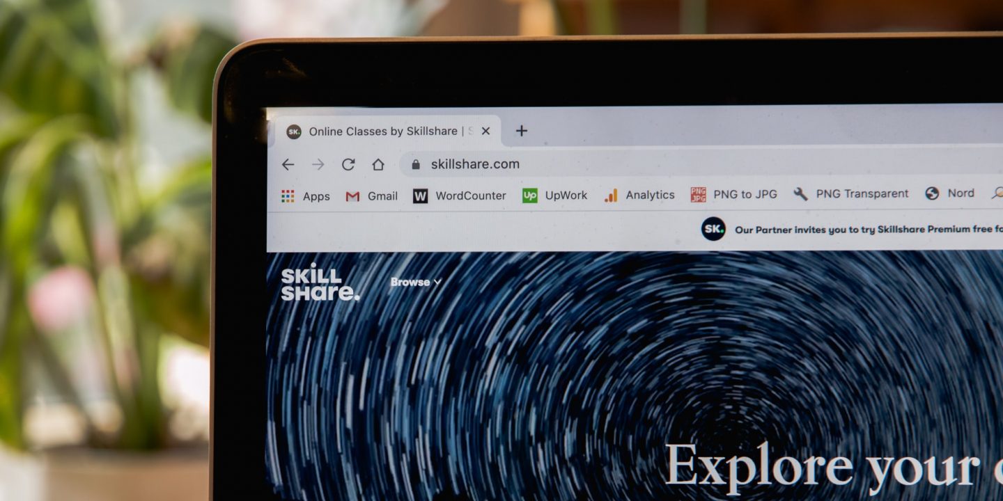 Skillshare website