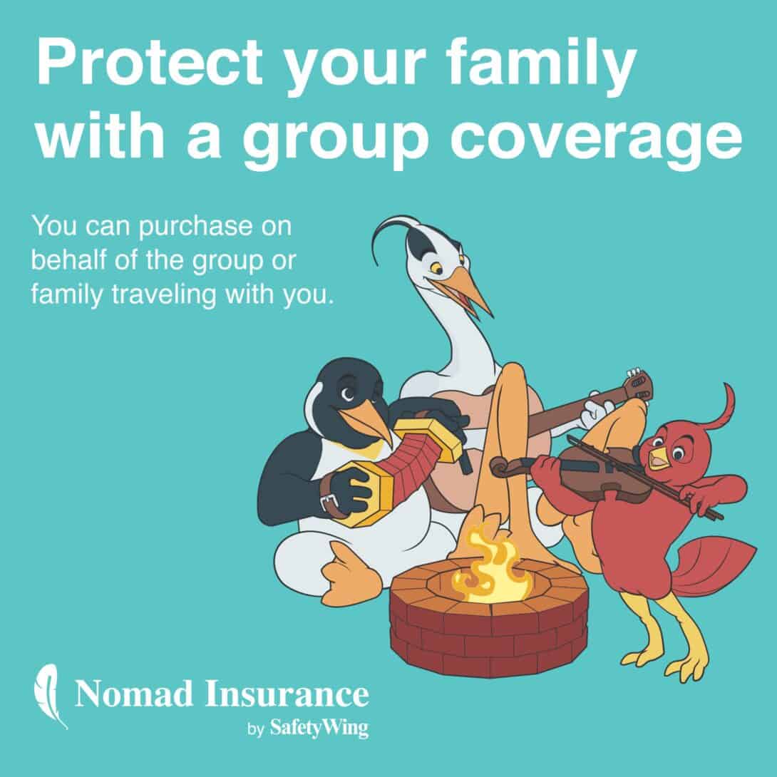 Safetywing family coverage