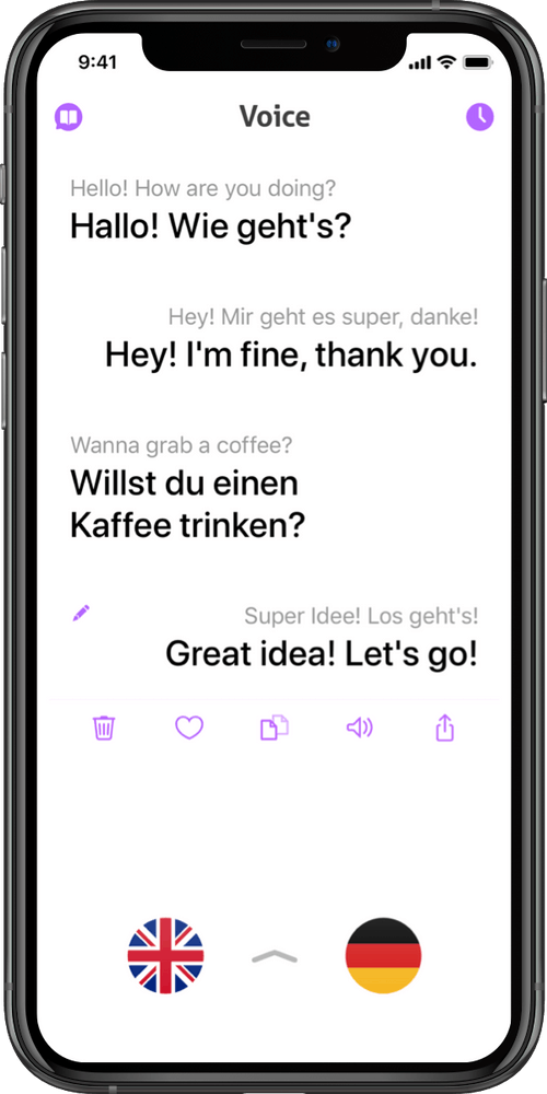iTranslate app
